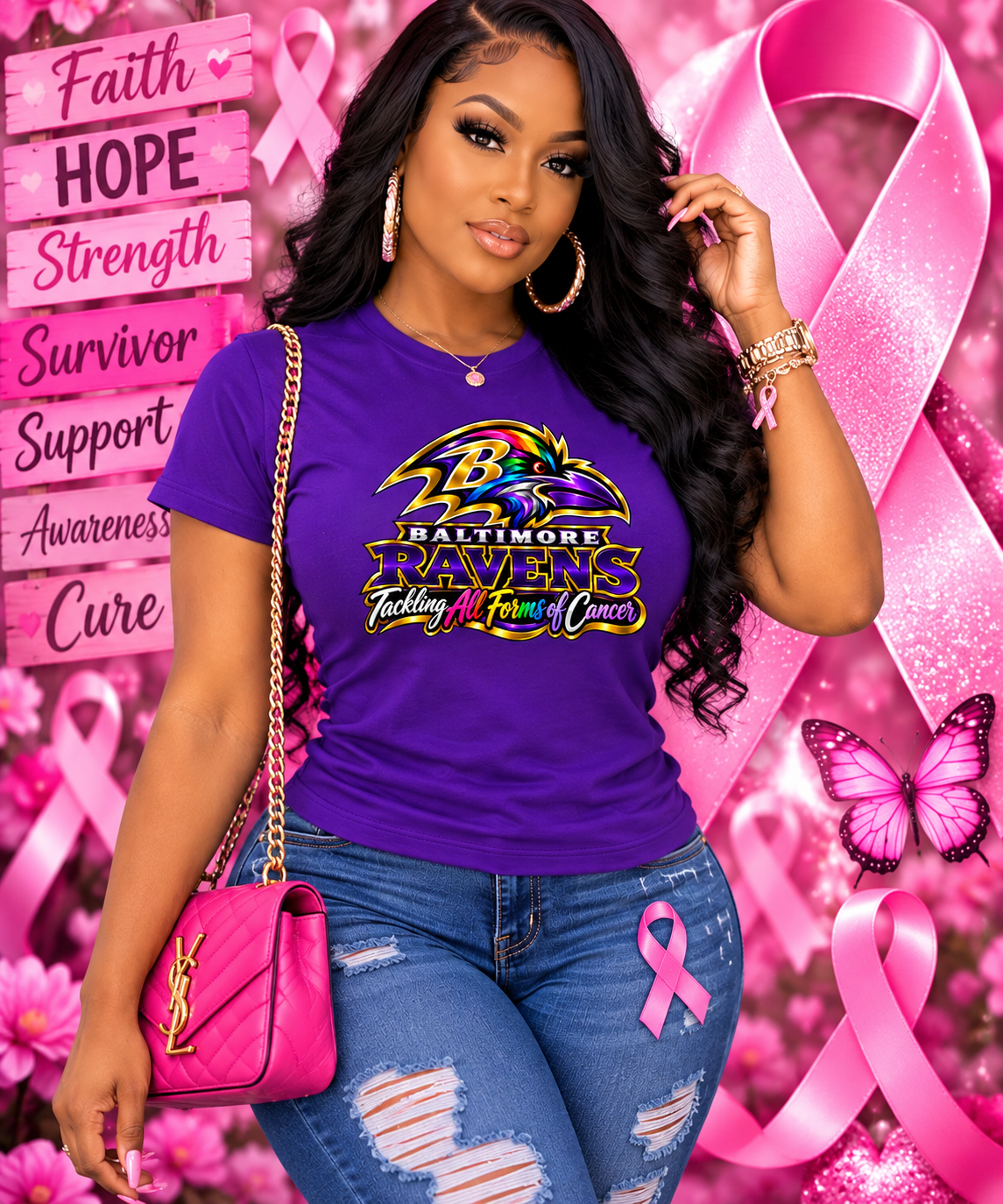 Tackling all forms of Cancer (Baltimore Ravens)
