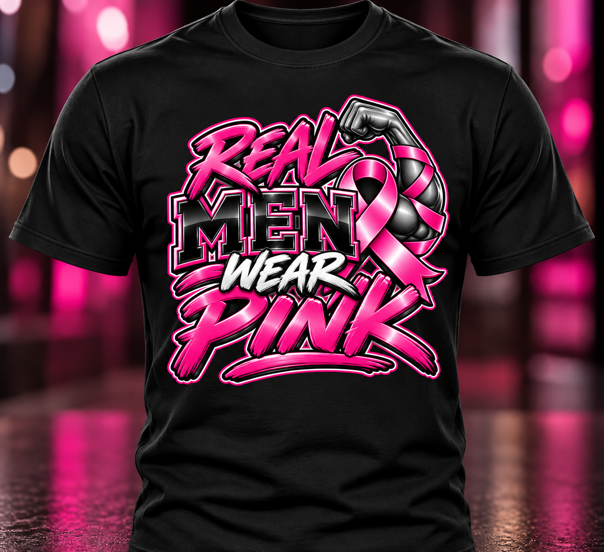 Real Men Wear Pink Tee