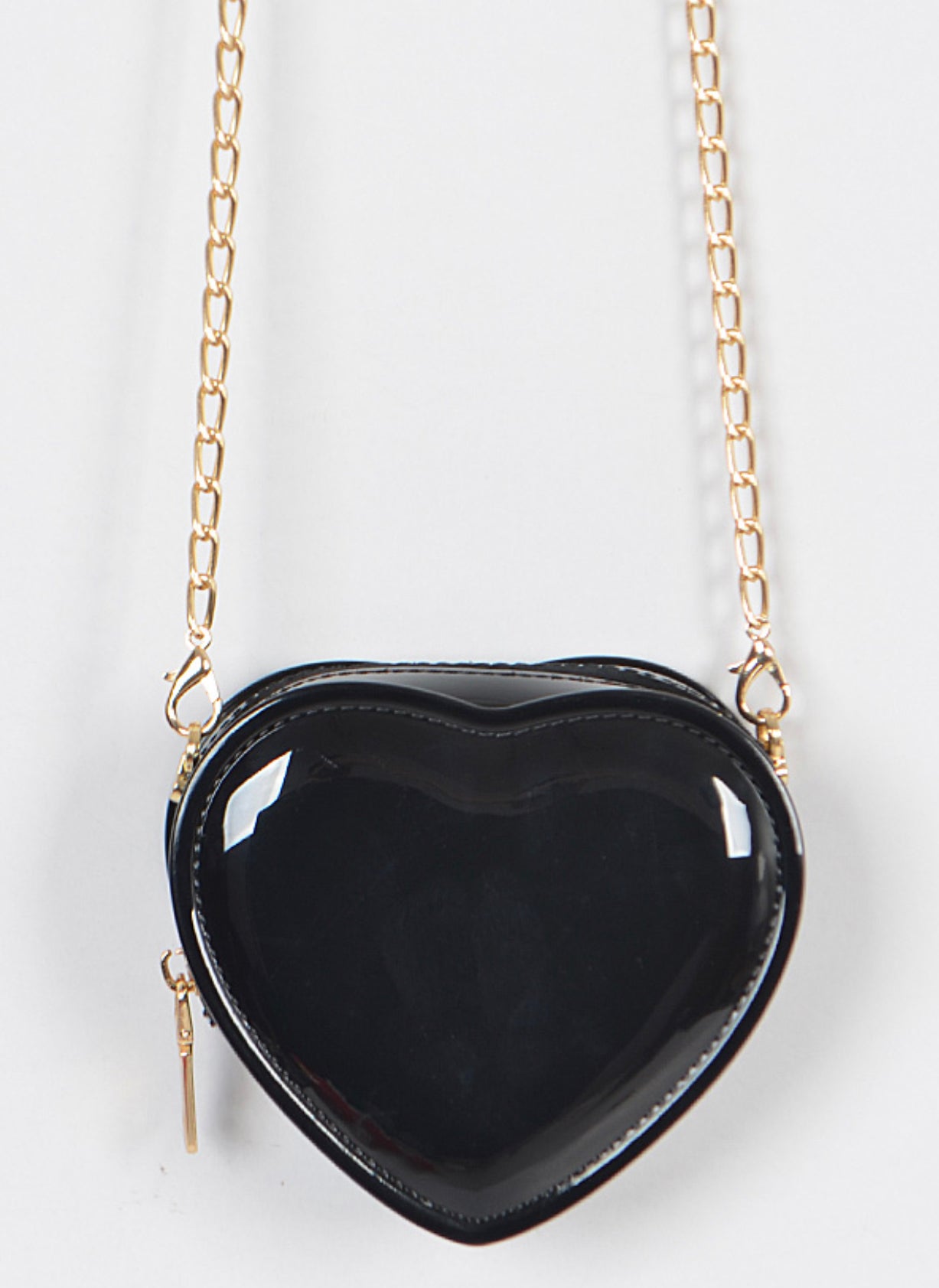 black heart purse