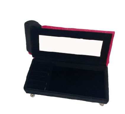 Pink And Black Custom Signature Cuties On Duty Jewelry Box Furniture