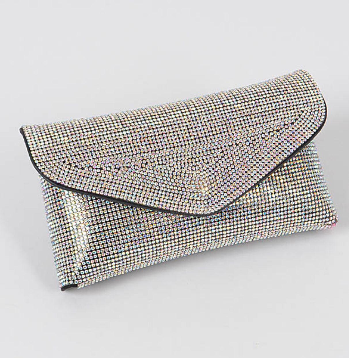Black Rhinestone Fanny Pack