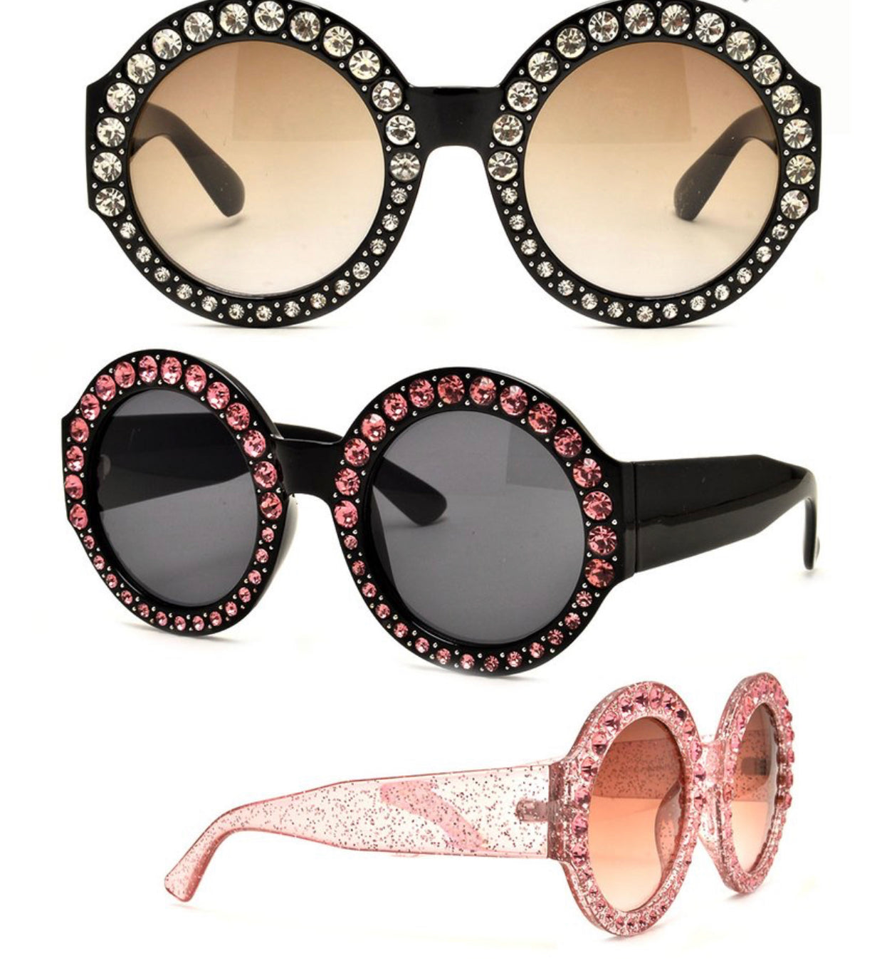 Round Shape Bling Shades