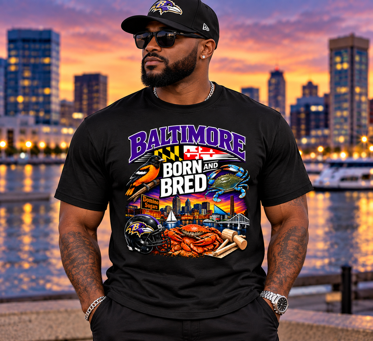 Baltimore Born and Bred tee