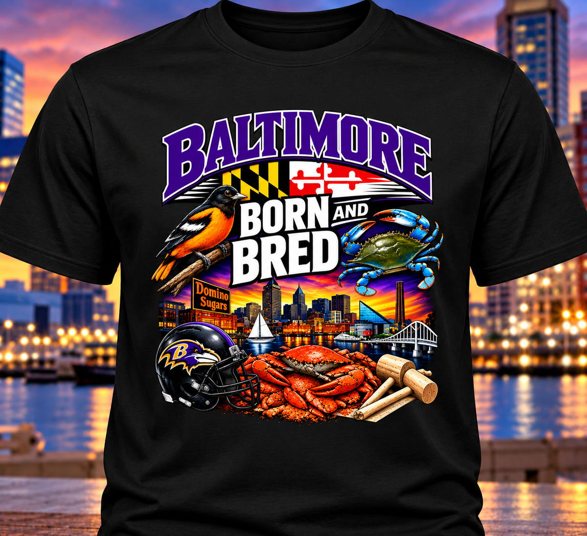 Baltimore Born and Bred tee