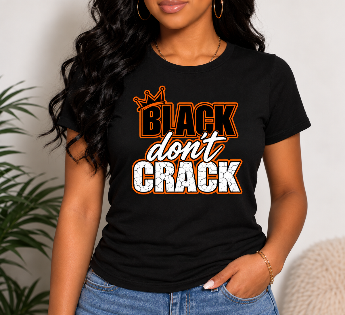 Black don't crack tee