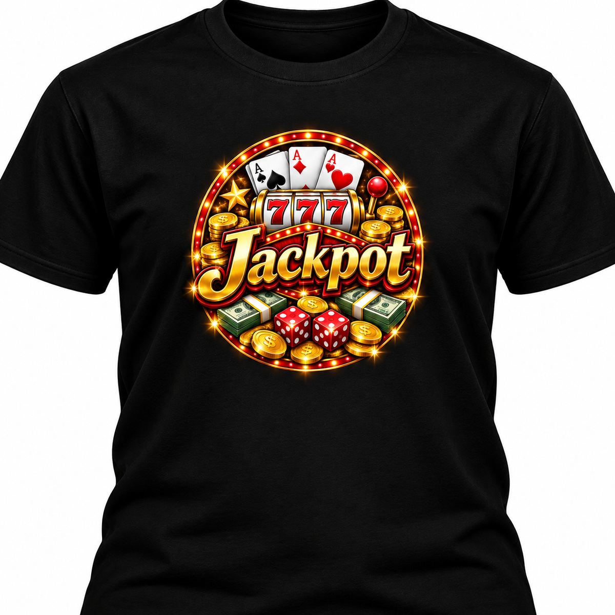 Jackpot design tee